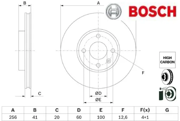 FERN DİSK OPEL KARL ÖN