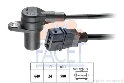 KRANK MILSENSÖRÜ ALFA 145 146 166 33 75 SPIDER IVECO 65CM