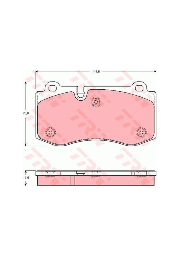 FREN BALATASI ÖN MERCEDES C216 CL SERİSİ CL500 W221 S SERİSİ S320 S350 S420 S450 S500 S600 GDB1667