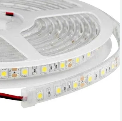 SERIT LED 24V BEYAZ 3 CIPLI SİLİKONLU 5 MT DIS MEKAN