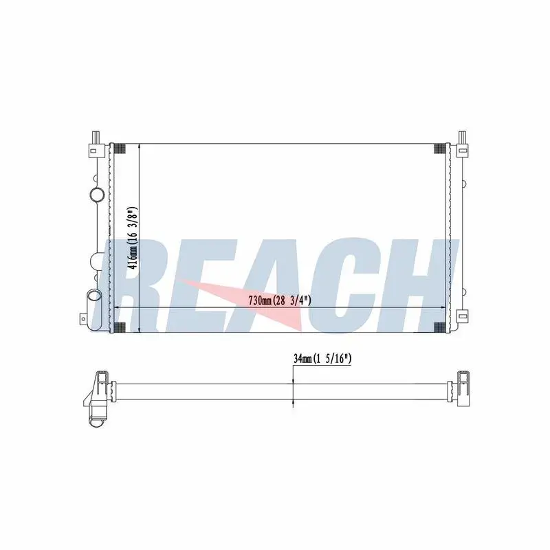 RADYATOR PEUGEOT 406 1.8I 2.0I 95- ####
