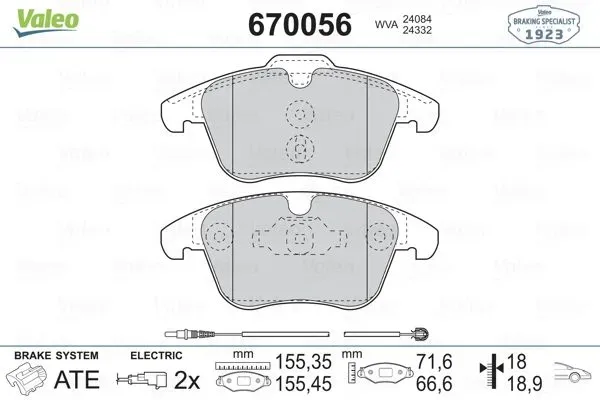 DISK FREN BALATA ON PEUGEOT 407 2.0D 04>10/508 1.6 10>/CITROEN C5 1.6/1.8/2.0/1.6D/2.0D 008>