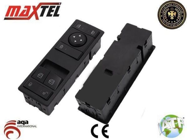 CAM KALDIRMA ANAHTARI MERCEDES ACTROS MP4-EURO5 ÖN SOL AYNA AYARLI A9605450813
