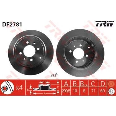ARKA FREN DISKI AYNASI P406 1.6-1.8 16V-1.9-1.9TD-2.0 16V-2.0T-2.1TD 95> COUPE 2.0 COUPE 3.0 V6 97>