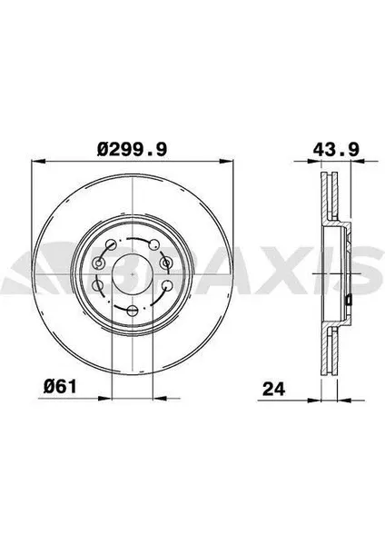 ON FREN DISK AYNASI SCENIC II GRAND SCENIC II 2.0 DCI 05=> (HAVA KANALLI)