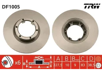 FREN DISKI ON R12 TOROS DUZ 228mm