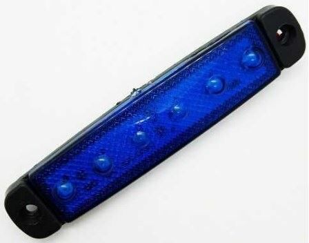 24V PARMAK LED MAVI