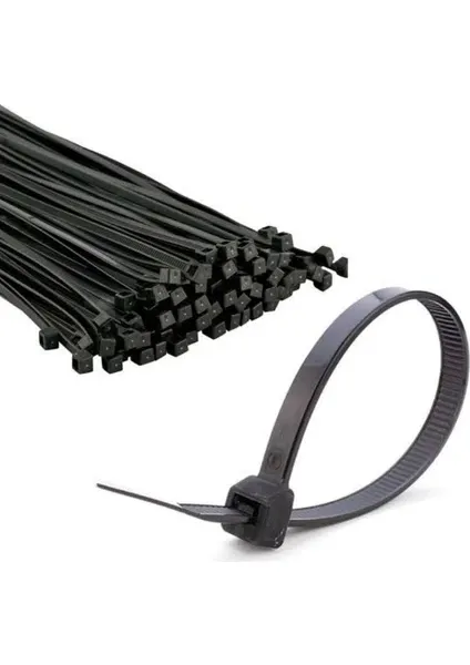 TESİSAT KELEPÇESİ CIRT KELEPCE 30CM X 4.8MM SIYAH 1PKT 100 ADET