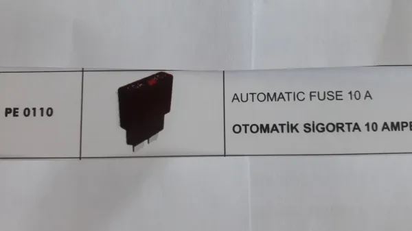 OTOMATIK SİGORTA10 AMPER
