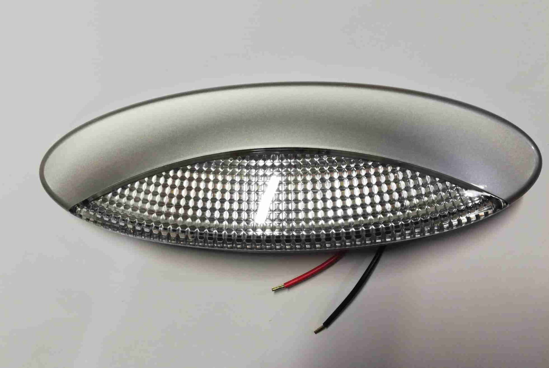 LED LI SPOT LAMBA .OVAL TIP. 6 LED LI SATEN RENK 12>24V