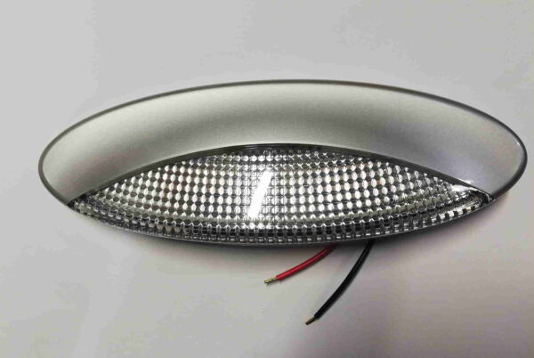 LED LI SPOT LAMBA .OVAL TIP. 6 LED LI SATEN RENK 12>24V