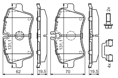 DISK BALATA MERCEDES C180 200 ON 00  GDB1413  0986424517