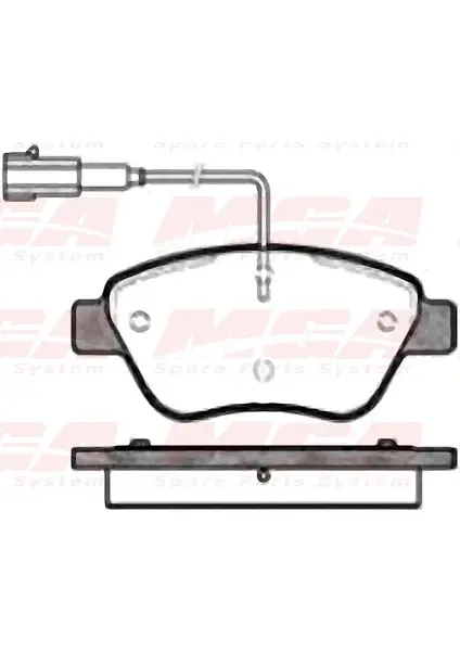 ON FREN BALATASI FIAT ALBEA 1.3 JTD PALIO 1.3 JTD DOBLO 1.3 JTD LINEA 1.3 JTD1.4 STILO 04 GRANDE PUNTO 1.2 1.4 16V 1.3D IDEA OPEL CORSA D CIFT FISLI