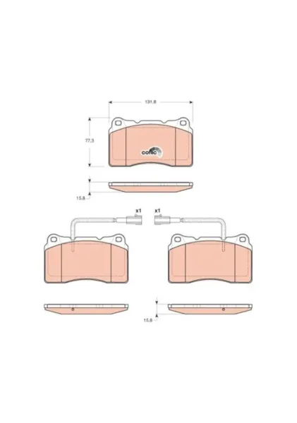 DISK BALATA MITSU-LANCER VI/SUBARU SIMLI ON GDB1648-1431-1608-1363