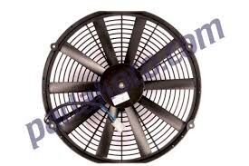 12V 14'' KOMPLE YASSI GENIS EMICI FAN MOTORU AKSIYEL 5702114120002